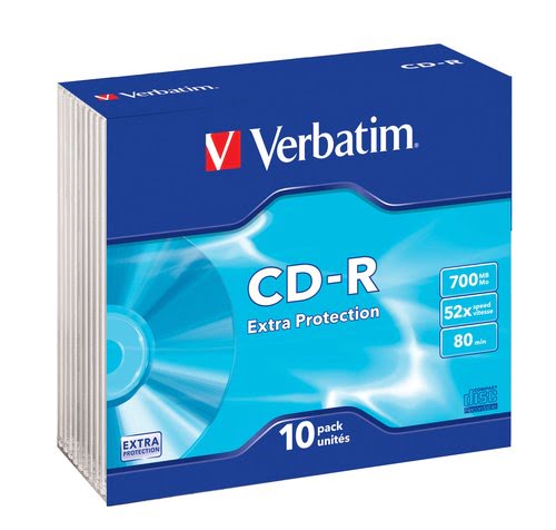 CD-R/700MB 80Min 52xspd SlimCase 10pk - Achat / Vente sur grosbill.com - 1