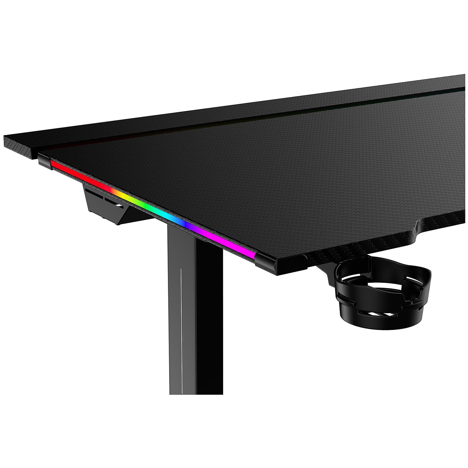 The G-LAB K-Desk Platinium RGB/Noir (K-DESK-PLATINIUM) - Achat / Vente Bureau sur grosbill.com - 3