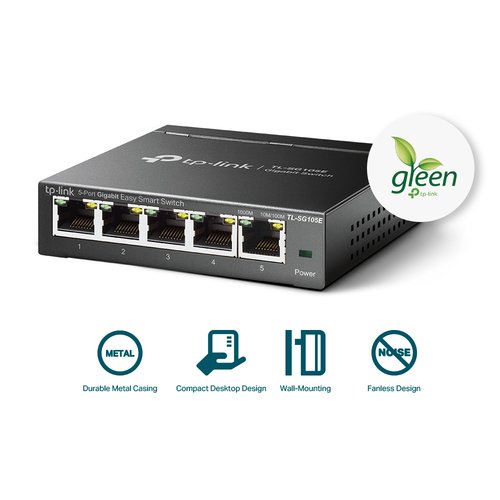 5 Port Gigabit Easy Smart Switch - Achat / Vente sur grosbill.com - 4