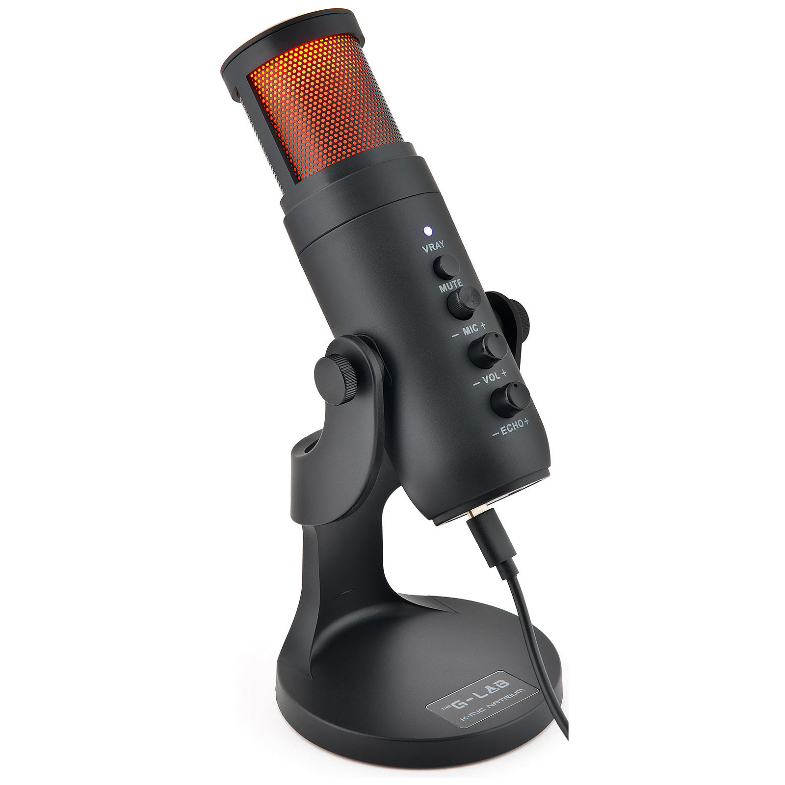The G-LAB Microphone RGB - K-MIC-NATRIUM (K-MIC-NATRIUM) - Achat / Vente Accessoire Streaming / Vlogging  sur grosbill.com - 2