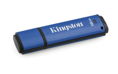 Kingston DataTravelerVault30/16GB USB3 256b AES
