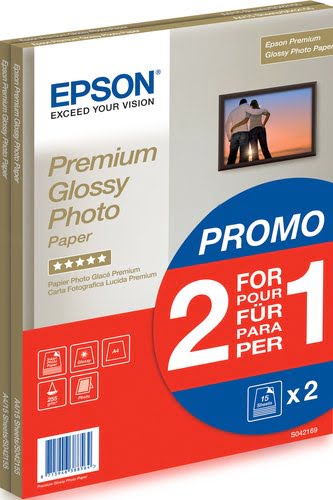 Papier Photo Premium Glacé A4 - 255g/m2 - 30 feuilles au prix de 15 - C13S042169 - Achat / Vente sur grosbill.com - 0