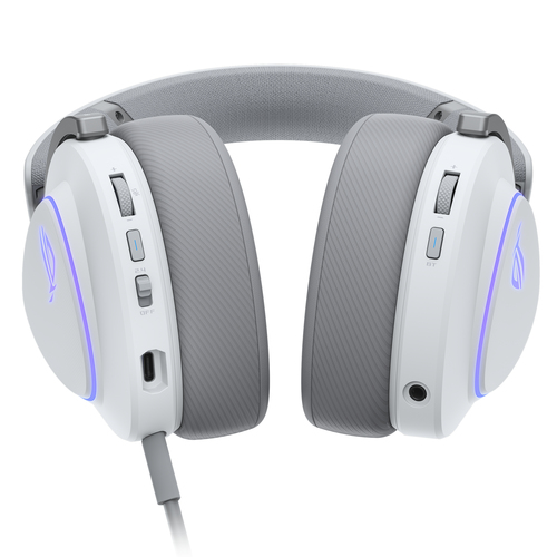 Asus ROG Delta II sans fil Stereo Blanc - Micro-casque - 7