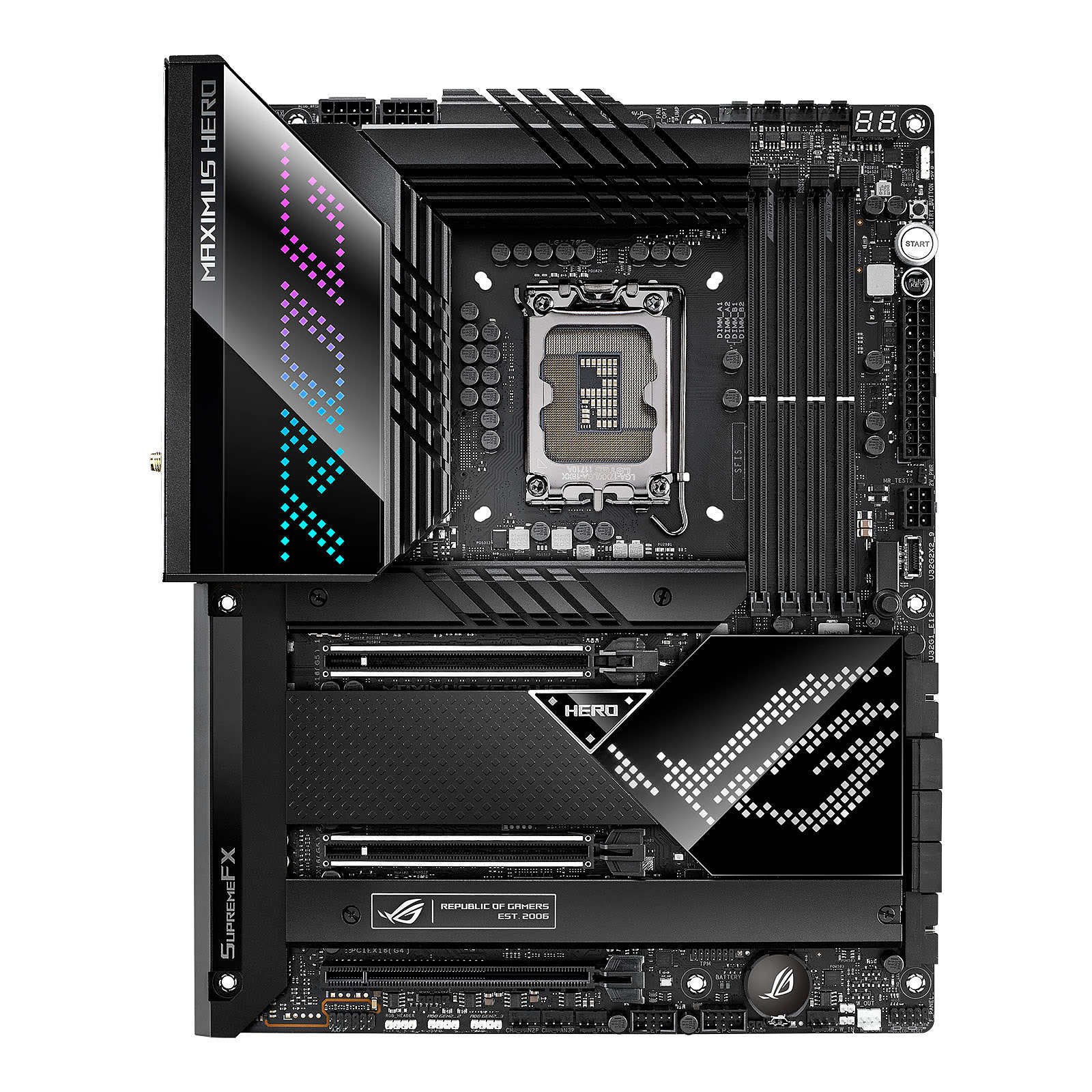 Asus ROG MAXIMUS Z690 HERO ATX  - Carte mère Asus - grosbill.com - 1