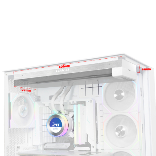 Lian-Li Hydroshift II LCD-C 360 Fanless ARGB Blanc - Watercooling - 2