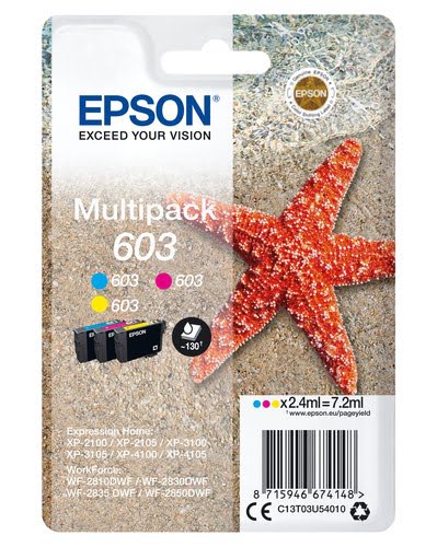 Epson Ink/SEC/603 2.4ml CY MG YL - Achat / Vente Consommable imprimante sur grosbill.com - 0
