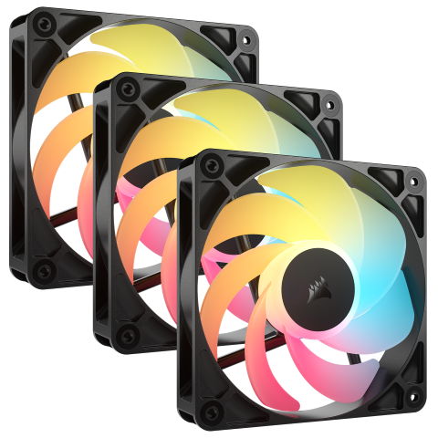 Corsair RS120-R ARGB (Pack 3x120mm) - Ventilateur boîtier Corsair - 11