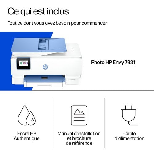 ENVY PHOTO 7931 AIO MFP 15/10 - Achat / Vente sur grosbill.com - 4