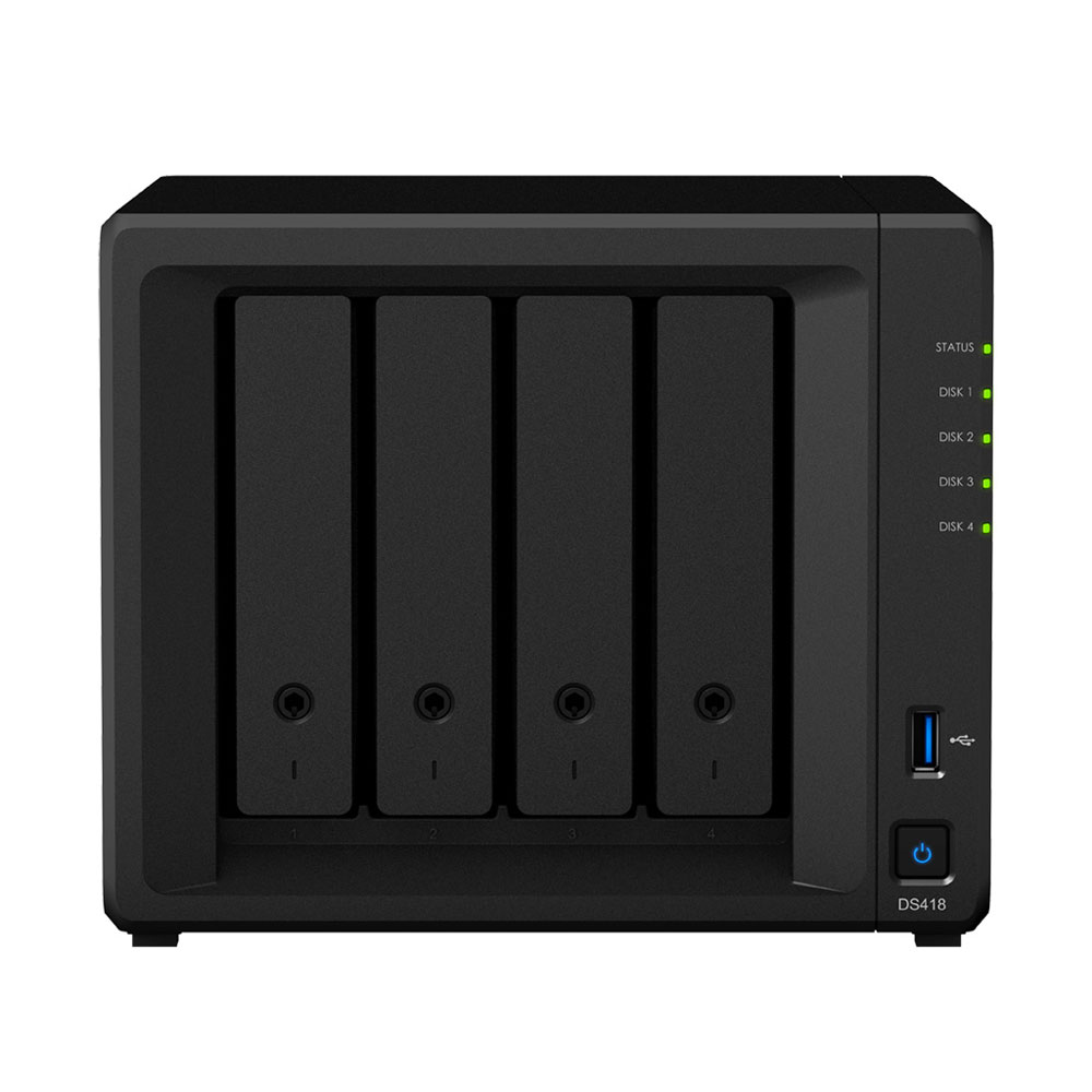 Synology DS418 - 4 HDD - Serveur NAS Synology - grosbill.com - 0