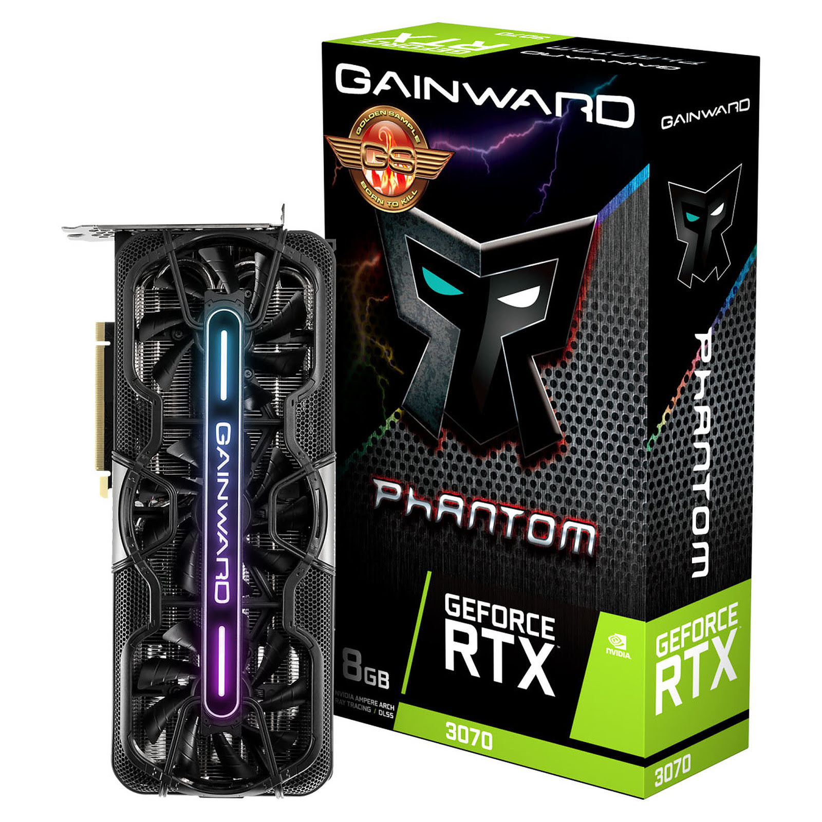 Gainward RTX 3070 Phantom GS 8G LHR  - Carte graphique Gainward - 0