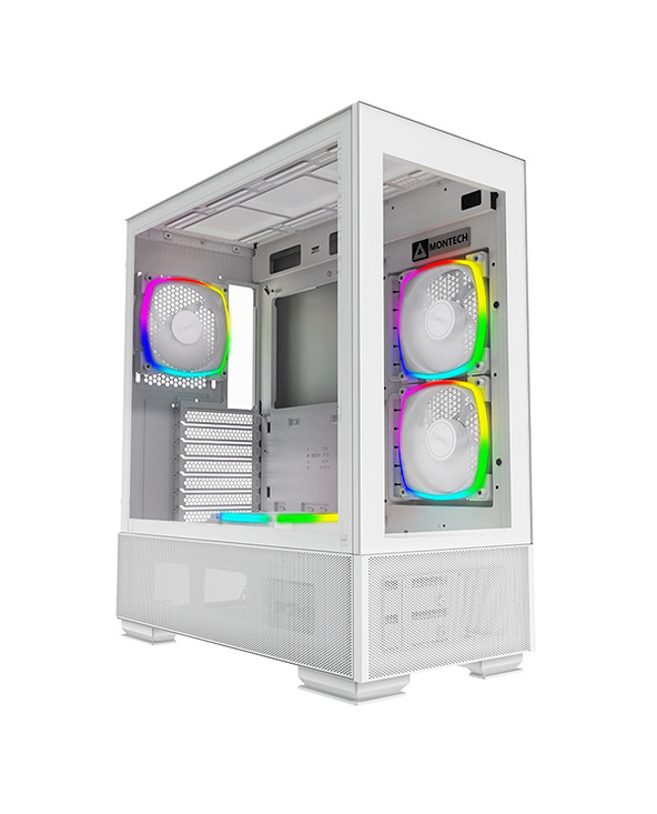 Montech MT/SansAlim/ATX Blanc - Boîtier PC Montech - grosbill.com - 0