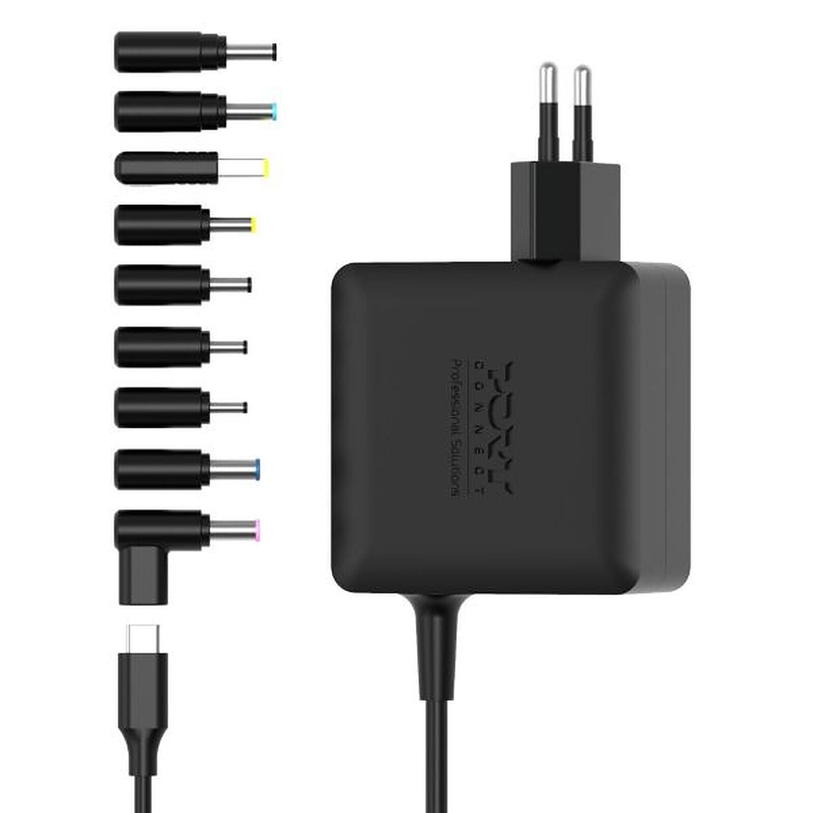 Port Alimentation secteur Universelle GaN 100W - USB-C - 9 embouts (904100UWEU) - Achat / Vente Chargeur sur grosbill.com - 0