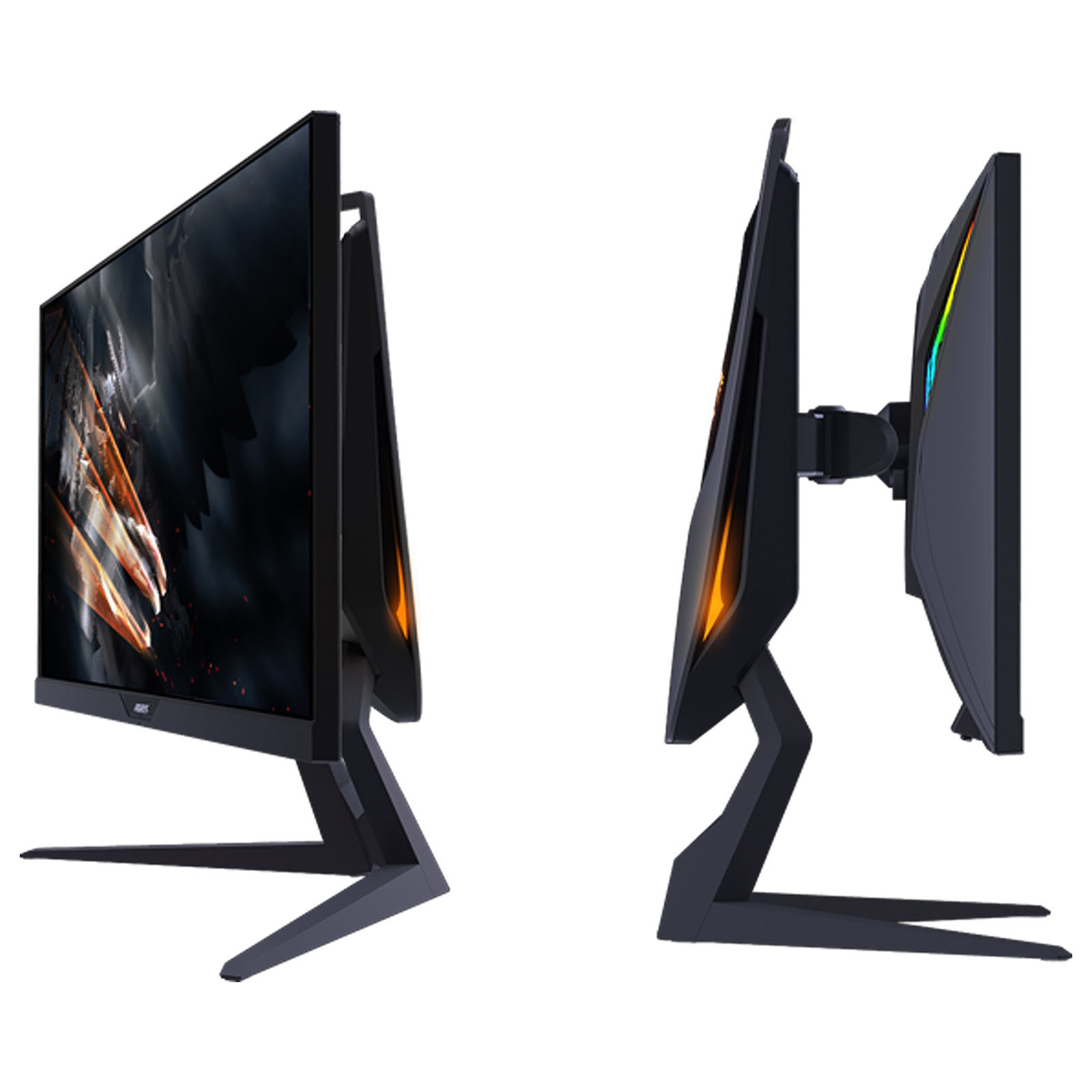 GIGABYTE - Ecran pc gamer - gigabyte - g24f - 24 fhd - dalle ips - 1 ms - 165  hz - 2 x hdmi / displayport - amd freesync premium Pas Cher