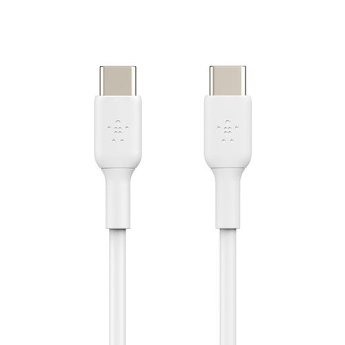 USB-C to USB-C Cable 2M White - Connectique PC - grosbill.com - 2