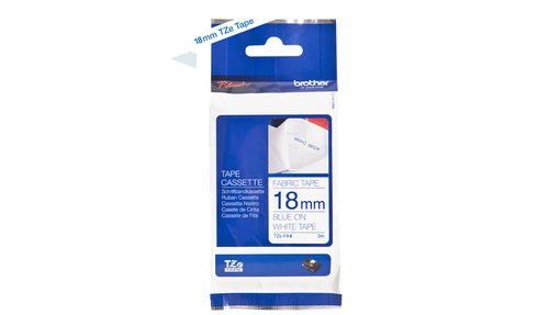 Brother Ribbon 18mm/3M blue/whTextil - Achat / Vente Consommable imprimante sur grosbill.com - 0