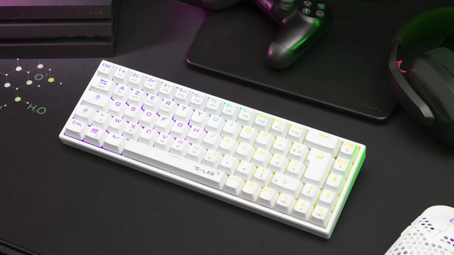 The G-LAB Keyz Titanium 65% - Clavier PC The G-LAB - grosbill.com - 2