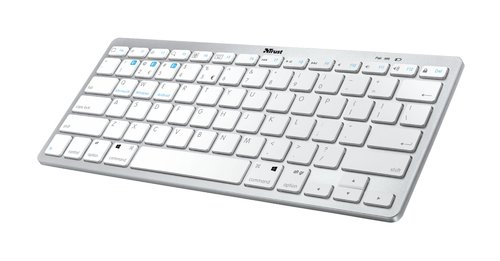 Trust Nado MA�tallique Blanc Sans Fil