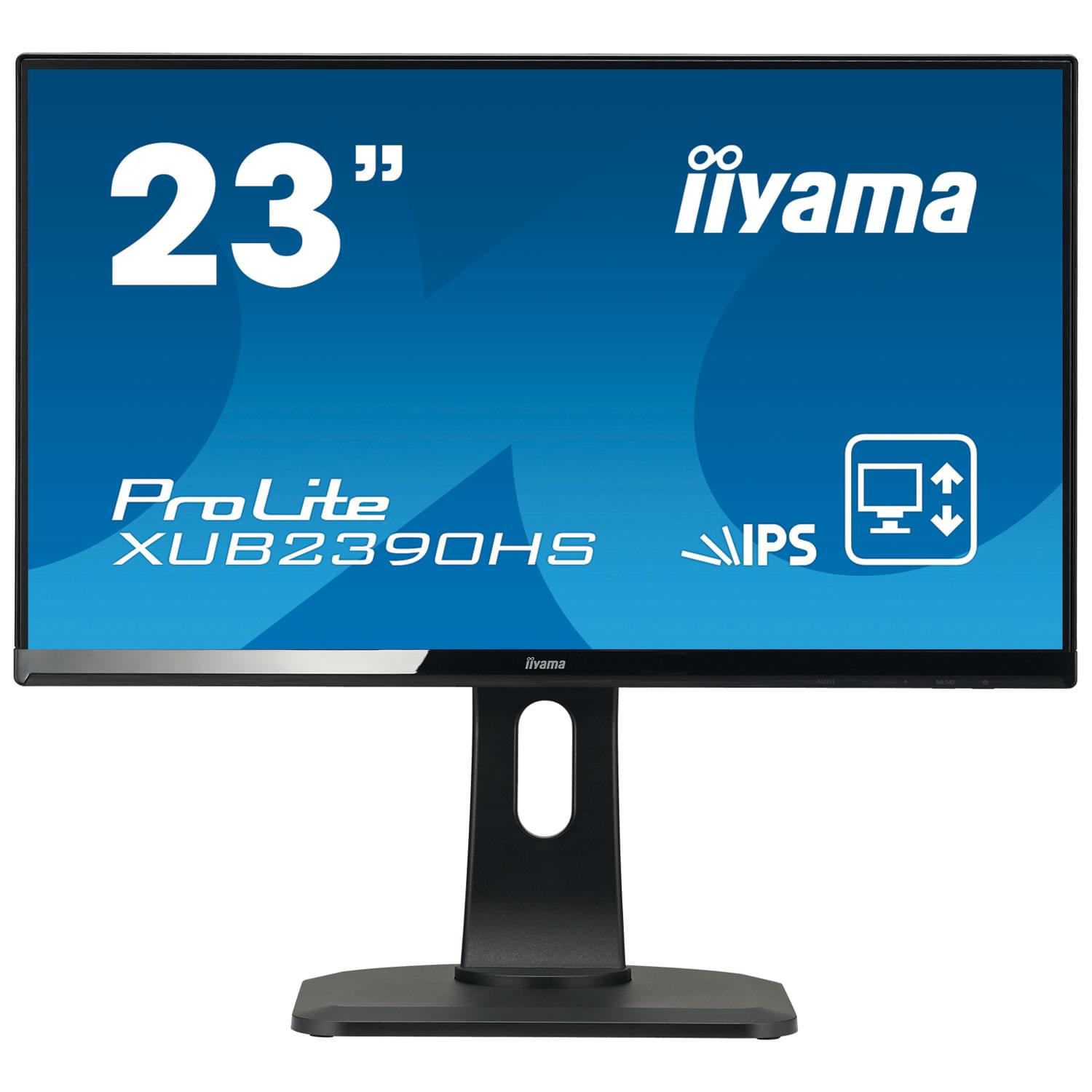 Iiyama 23 pouces  XUB2390HS-B1 - Ecran PC Iiyama - grosbill.com - 0