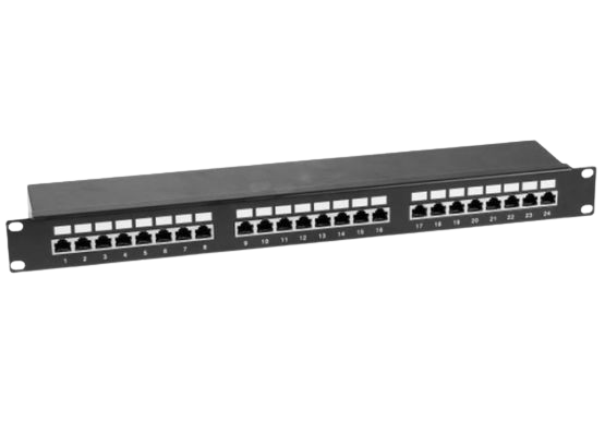 Grosbill Panneau 19" 1U 24 PORTS CAT6 STP  - Accessoire boîtier - 2