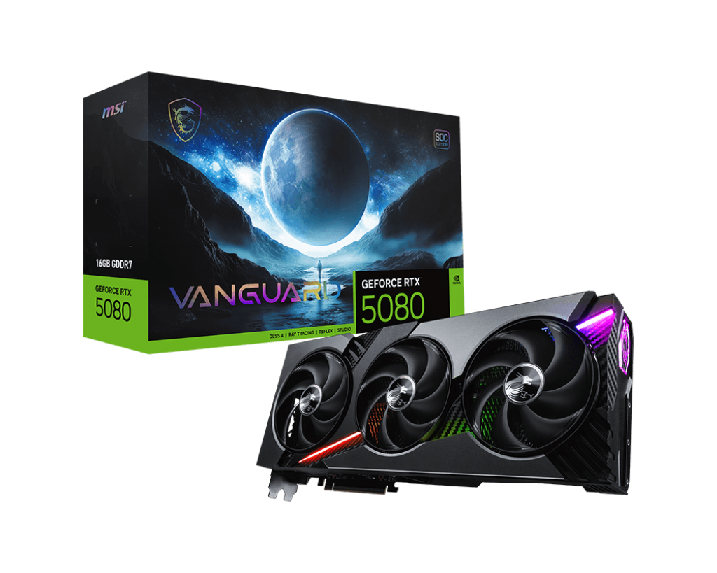 MSI GeForce RTX 5080 16G VANGUARD SOC  - Carte graphique MSI - 0