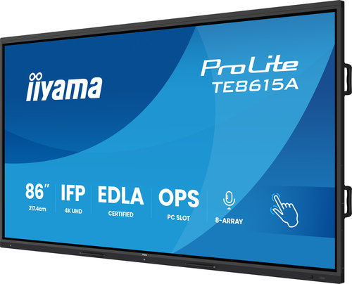 Iiyama 86 pouces  TE8615A-B1AG - Ecran PC Iiyama - grosbill.com - 2