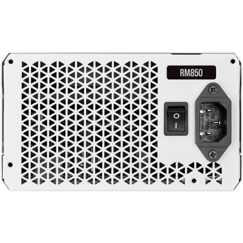 iCUE4000X RGB Tempered Blanc + RM850 80Gold Blanc - grosbill.com - 4
