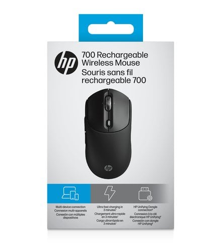 HP 700 Rechargeable Wireless Mouse EMEA- - Achat / Vente sur grosbill.com - 7