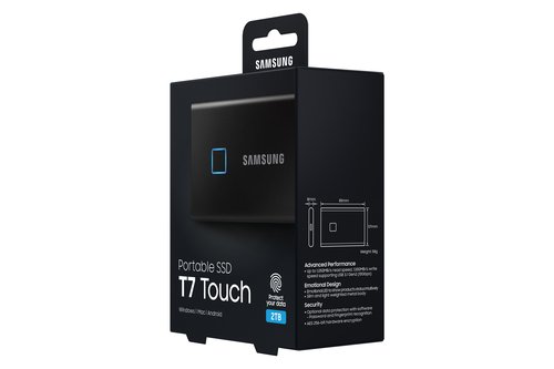 Samsung T7 Touch 2To Black (MU-PC2T0K/WW) - Achat / Vente Disque SSD externe sur grosbill.com - 16