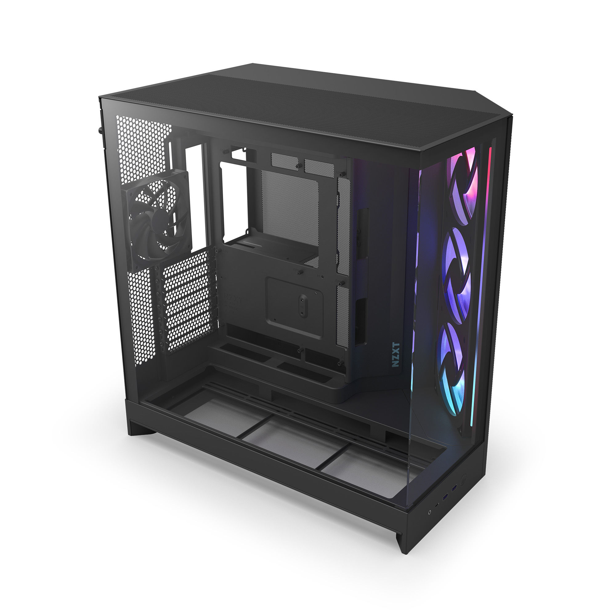 NZXT H9 Flow RGB Noir Noir - Boîtier PC NZXT - grosbill.com - 1