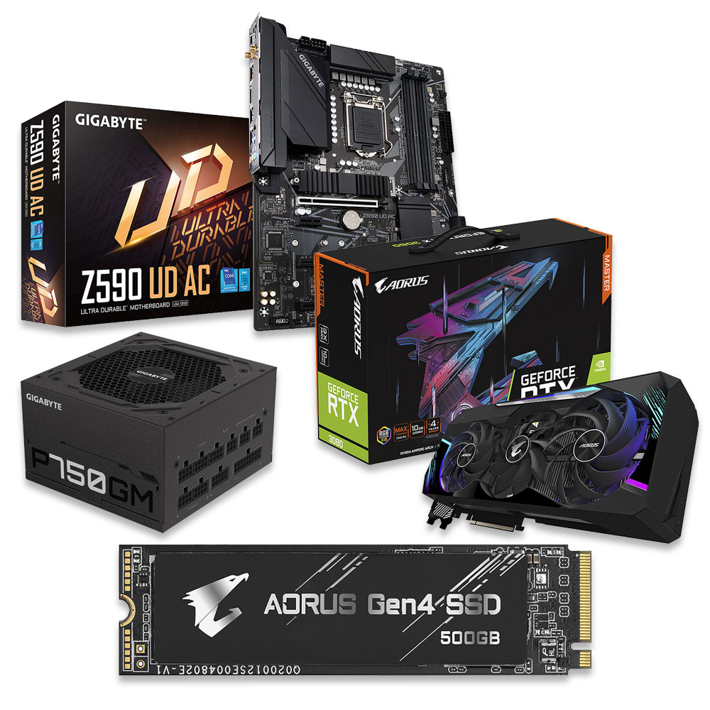 CM Z590 UD AC+SSD 500G Gen4+Alim 750+RTX 3080 LHR - grosbill.com - 0