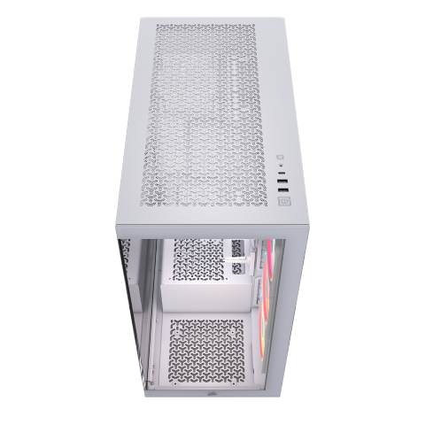Corsair 3500X LX-R RGB ICUE LINK Blanc Blanc - Boîtier PC Corsair - 1