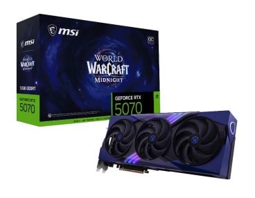 MSI RTX 5070 12G World of Warcraft MIDNIGHT VOID OC - Carte graphique - 0