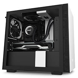 NZXT H210 Noir/Blanc - mT/Sans Alim/ITX