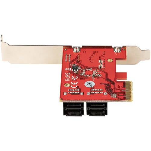 PCI-E - 4 Ports SATA - Carte contrôleur StarTech - grosbill.com - 4