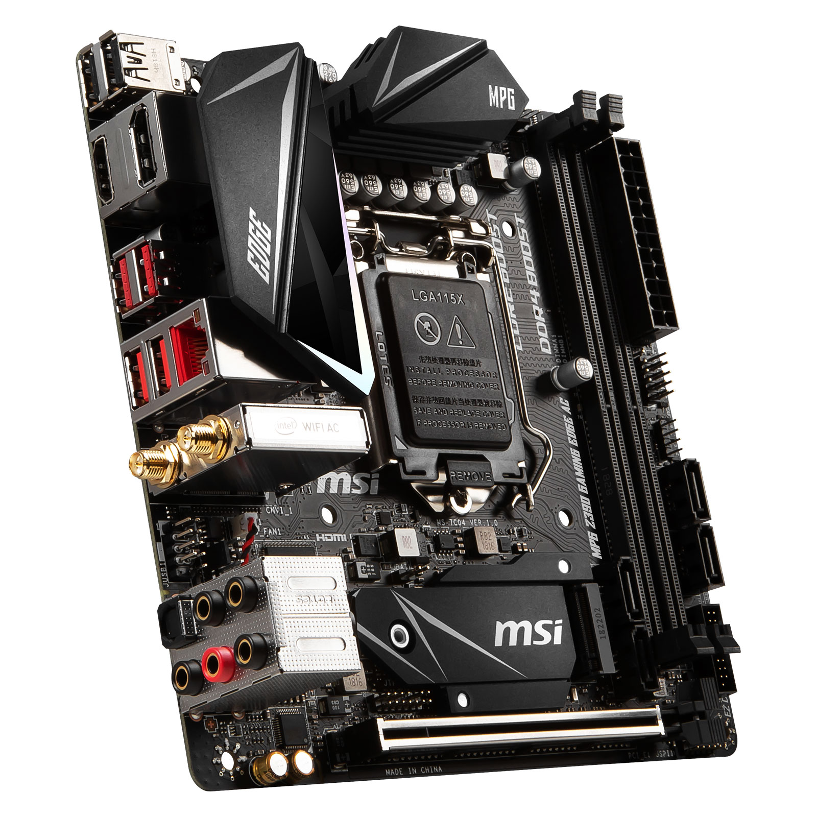 MSI Z390I GAMING EDGE AC Mini-ITX  - Carte mère MSI - grosbill.com - 3