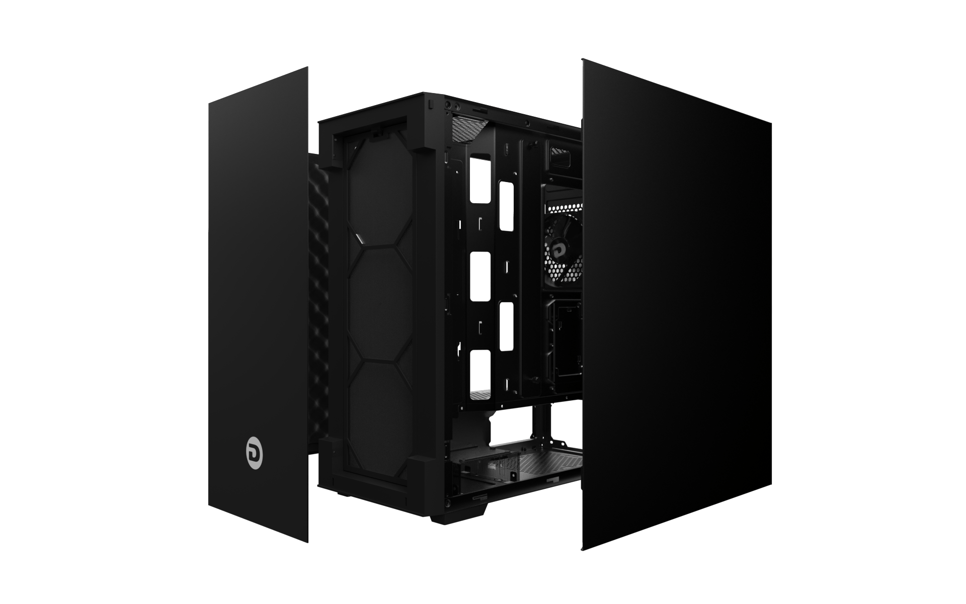 D by M.RED Silent Force Noir - Boîtier PC D by M.RED - grosbill.com - 9