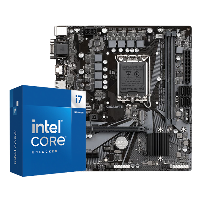 BUNDLE H610M H V2 DDR4 + Core i7-14700KF - grosbill.com - 0