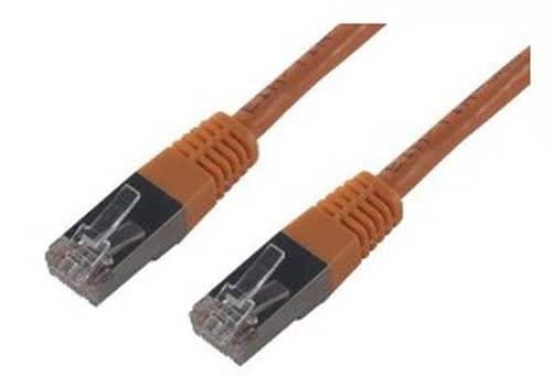 CAT 6 F/UTP Patch cable - 5m Orange - Achat / Vente sur grosbill.com - 0