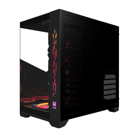 M.RED Crystal Sea Noir Noir - Boîtier PC M.RED - grosbill.com - 4