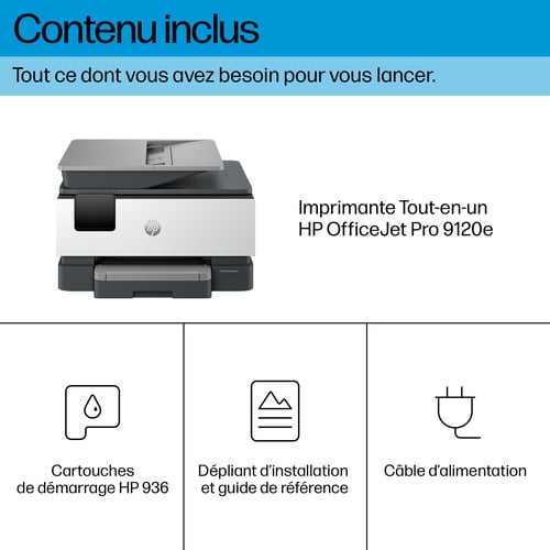 Imprimante multifonction HP OfficeJet Pro 9120e - grosbill.com - 4