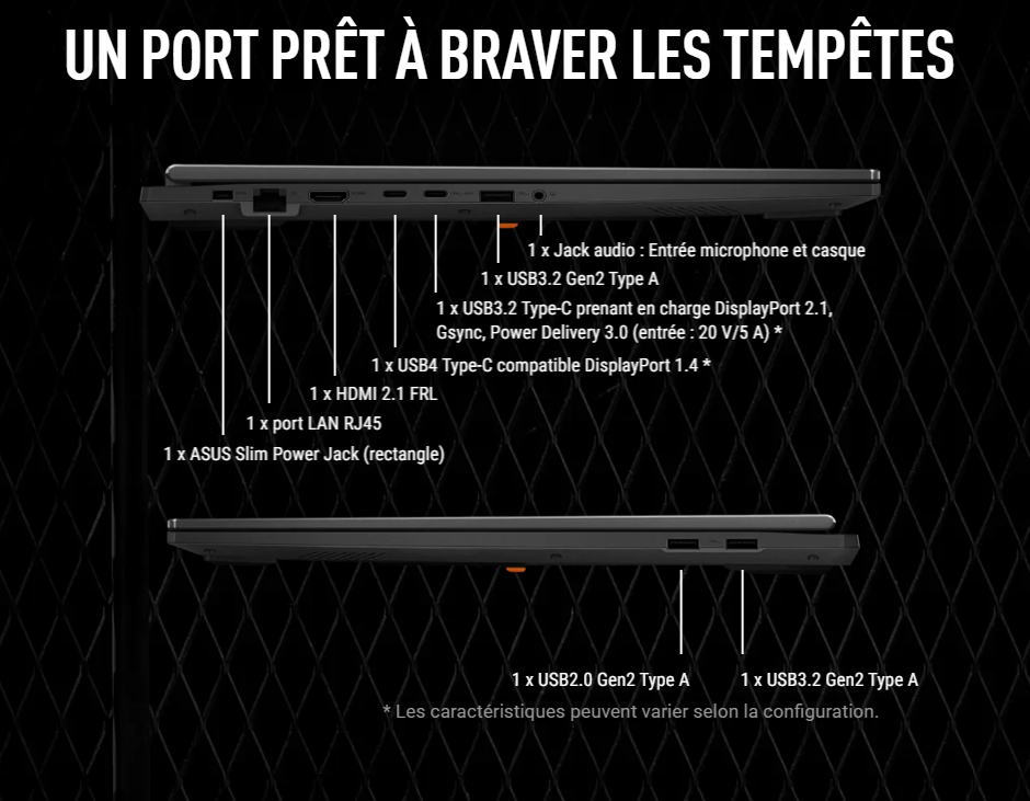 Asus 90NR0NL1-M00300 - PC portable Asus - grosbill.com - 10