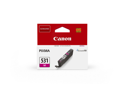 Cartouche d'encre magenta - CLI-531M pour imprimante Jet d'encre Canon - 0