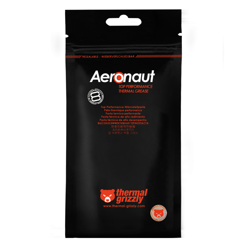 Aeronaut Pâte Thermique - 26g/10ml - Thermal Grizzly TG-A-100-R - 4