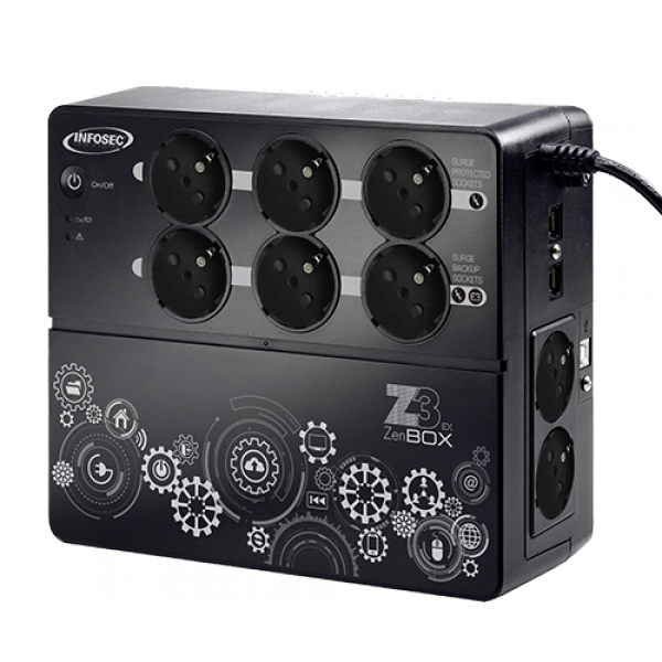 Z3 - Zenergy Box EX 1000VA Haute Frequence SCHUKO - Onduleur Infosec - 0