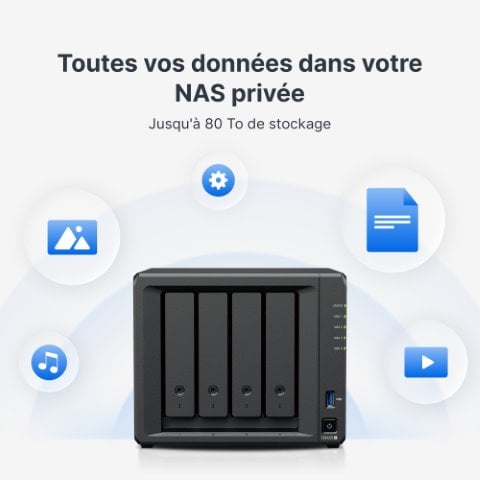 Synology DS425+ - 4 Baies  - Serveur NAS Synology - grosbill.com - 6