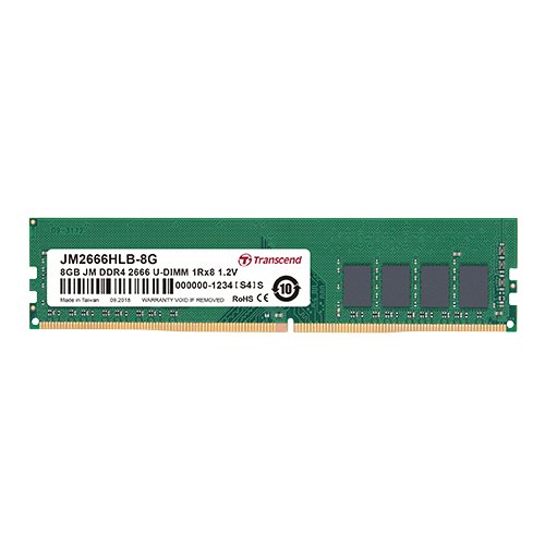 Transcend 8Go (1x8Go) DDR4 2666MHz - Mémoire PC Transcend sur grosbill.com - 0