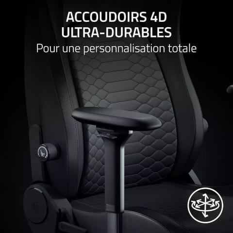 Razer Iskur V2 NewGen Noir - Siège PC Gamer - grosbill.com - 5