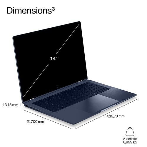 EliteBook X G2i - 14" OLED FHD+ 60Hz U X7 358H 32Go 512Go W11P - Achat / Vente sur grosbill.com - 4