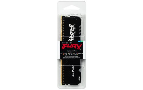 Kingston Fury Beast RGB 8Go (1x8Go) DDR4 3200MHz - Mémoire PC Kingston sur grosbill.com - 4