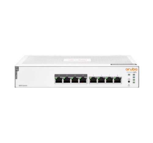 HP Aruba Instant On 1830 8G 4p Class4 PoE 65W - 8 (ports)/10/100/1000/Avec POE/Manageable/Cloud